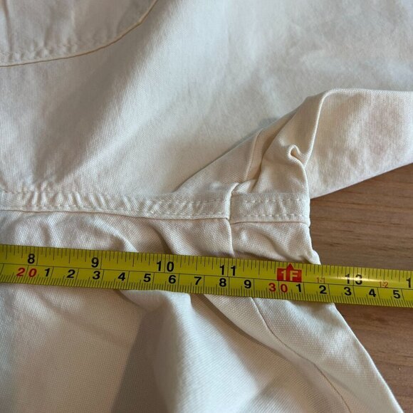 Marine Layer Maya Slim Straight Leg Utility Pant Size 4 Antique White - Picture 9 of 11